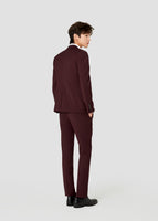 Skinny 2way Stretch Suit (Dark Red)