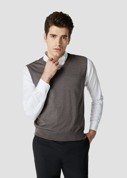 【NEW ARRIVALS】<br>Knit Vest (Gray)