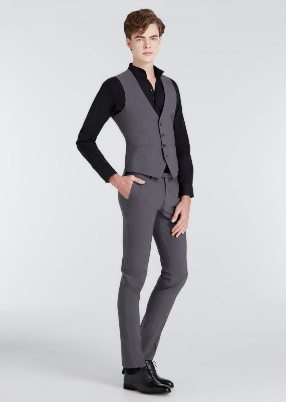 Skinny Vest City Gray SUIT SELECT THAILAND