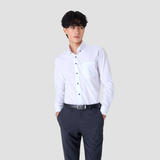 SHIRT Button Down collar Dobby (White)