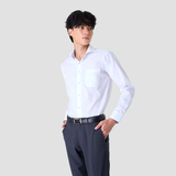 SHIRT Cut away collar Dobby (White)