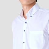 SHIRT Button Down collar Dobby (White)