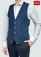 Kaihara Denim Vest (Ligth Blue)