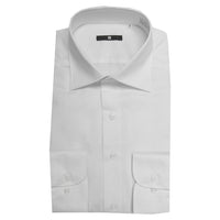 Wide Spread Dobby Shirt (White)