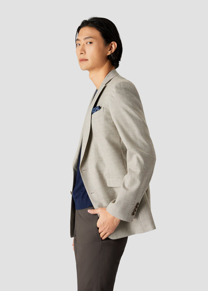 Linen Jacket (Beige)
