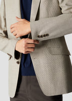 Linen Jacket (Beige)