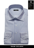 4S Non-iron Shirt (Navy)