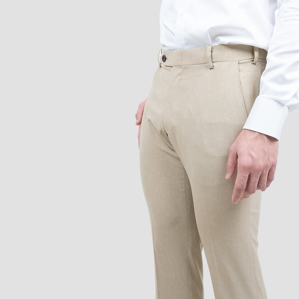 4S SUPER NON-IRON PANTS (BEIGE)