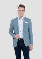 LIBECO Linen Jacket (Light Blue)