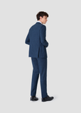 LINEN MIX SUIT (Navy)