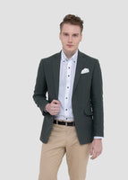 LIBECO Linen Jacket (Green)