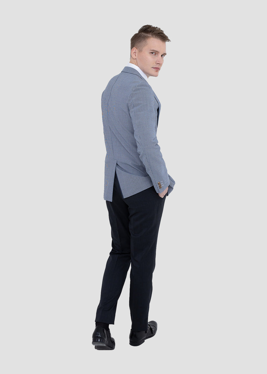 Seersucker Jacket (Navy) – SUIT SELECT THAILAND