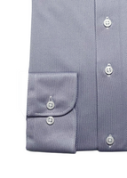 4S Non-iron Shirt (Navy-Gray)
