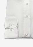 Wide Spread Plain Shirt (White)