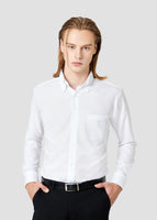 Button Down Dobby Shirt (White)