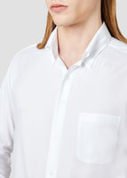 Button Down Dobby Shirt (White)