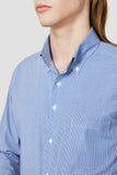 Button Down Check Shirt (Navy)