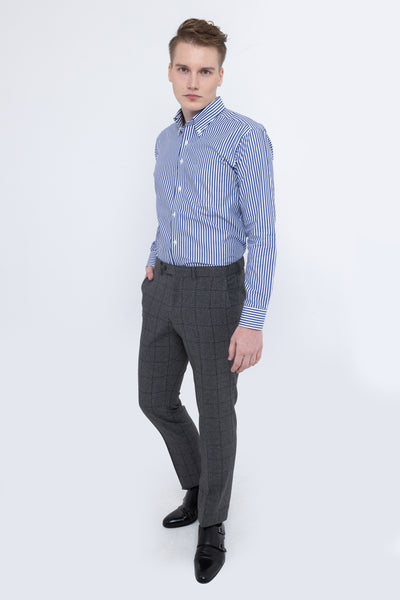 4S Travest Check Pants (Smart Gray)