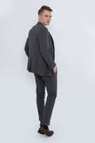 4S Travest Check Suit (Smart Gray)
