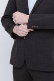 4S Travest Check Suit (Marron Brown)