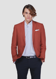 LIBECO Linen Jacket (Red)