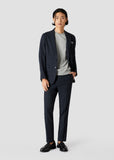 Glen Check Jacket (Smoky Blue)