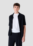 RBC POLO CARDIGAN (BLACK)