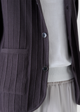 RBC KNIT JACKET (DARK GRAY)