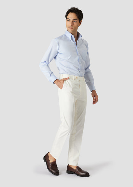 Travel Cotton Pants (White)