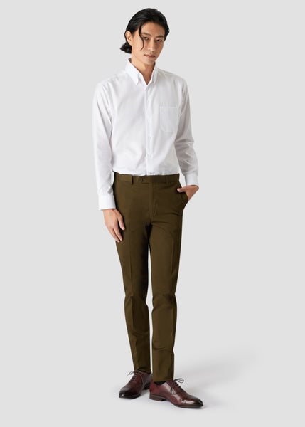 Travel Cotton Pants (Green)