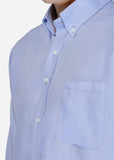 Button Down Twill Shirt (Blue)