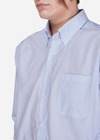 Button Down Print Shirt (White)