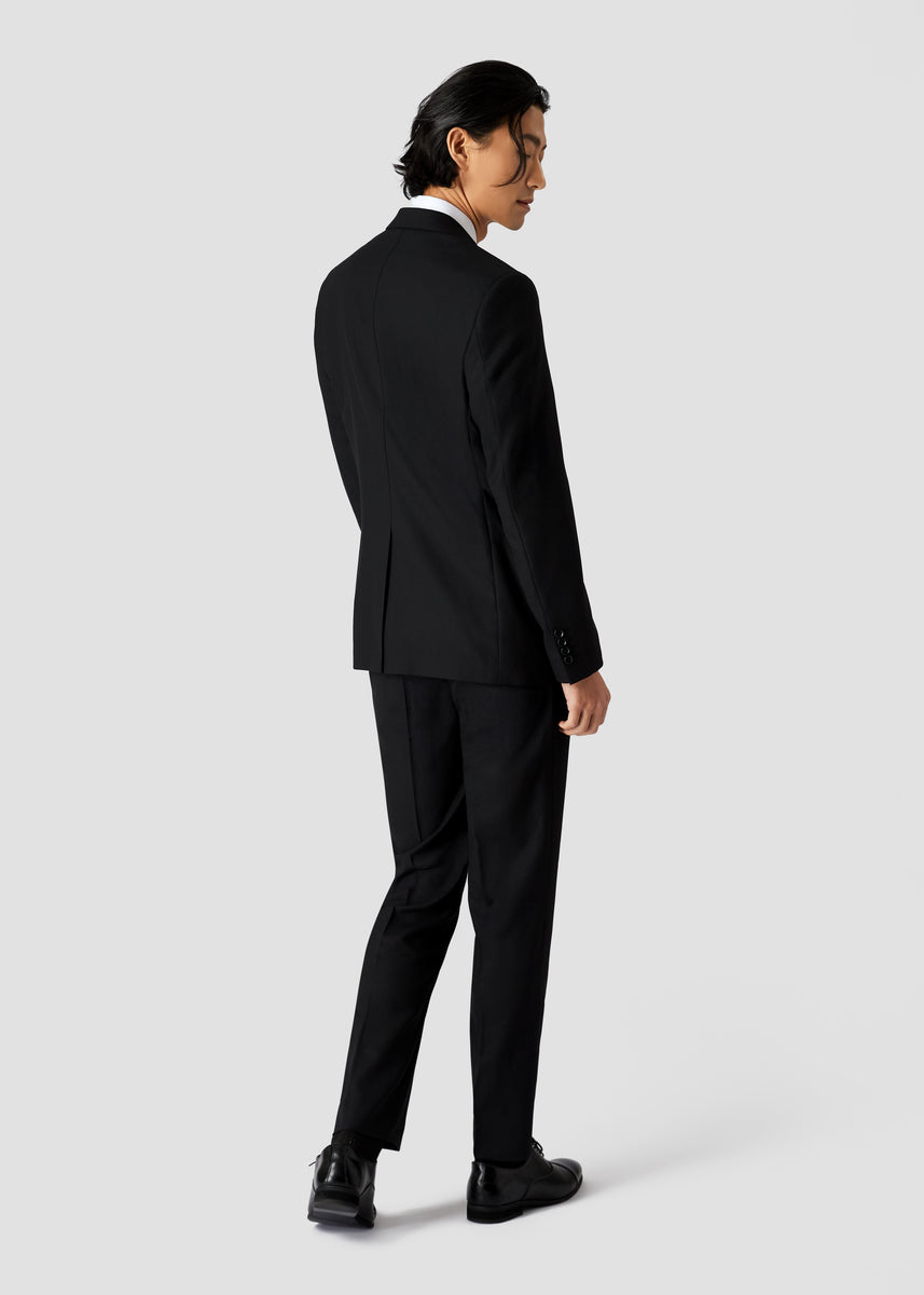 Stretch Shadow Suit (Black) – SUIT SELECT THAILAND