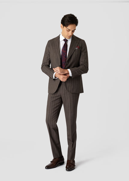 Stripe Suit (Brown)