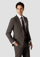 Stripe Suit (Brown)