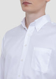 Button Downs PlaIn Shirt (White)