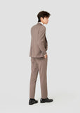Skinny 2way Stretch Suit (Brown)