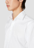 Wide Spread Dobby Shirt (White)