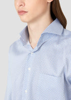 Cutaway Print Shirt (Blue)