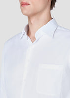 Wide Spread Shadow Shirt (White)