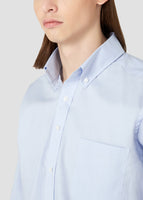 Button Down Plain Shirt (Blue)