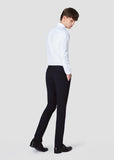 Skinny Strech Plain Pants (Navy)