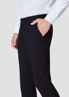 Skinny Strech Plain Pants (Navy)