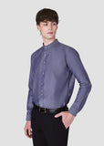 Stand Plain Shirt (Dark Navy)