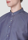 Stand Plain Shirt (Dark Navy)