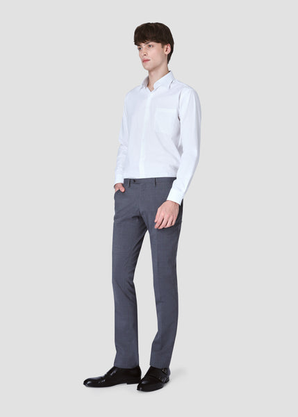 Skinny Strech Plain Pants (Gray)