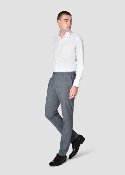 Stretch Plain Pants (Gray)