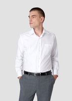 Button Down Shadow Shirt (White)