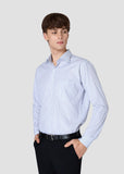 Wide Spread Stripe Shirt (Whit/Blue)