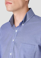 Button Down Dobby Shirt (Navy)